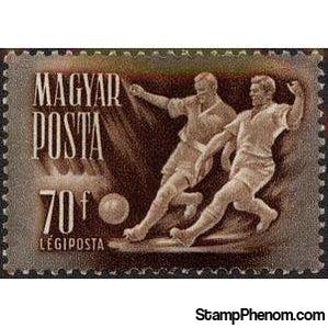 Hungary 1950 Football-Stamps-Hungary-StampPhenom