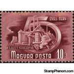 Hungary 1950 Heavy industry-Stamps-Hungary-StampPhenom