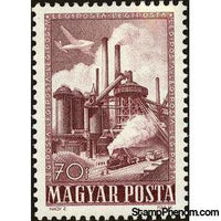 Hungary 1950 Ironworks in Diósgyőr-Stamps-Hungary-StampPhenom