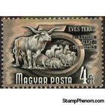 Hungary 1950 Livestock (Cattle, Pigs, Sheep, Horses)-Stamps-Hungary-StampPhenom
