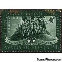 Hungary 1950 March of the labourers-Stamps-Hungary-StampPhenom