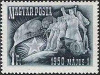 Hungary 1950 May Day-Stamps-Hungary-StampPhenom