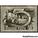 Hungary 1950 Mechanized agriculture-Stamps-Hungary-StampPhenom