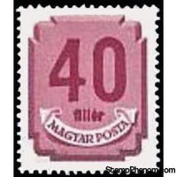 Hungary 1950 Postage due-Stamps-Hungary-StampPhenom