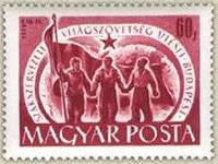 Hungary 1950 World Federation of Trade Unions Congress - Budapest-Stamps-Hungary-StampPhenom