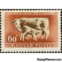 Hungary 1951 Cow (Bos primigenius taurus)-Stamps-Hungary-StampPhenom