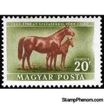 Hungary 1951 Mare and Foal (Equus ferus caballus)-Stamps-Hungary-StampPhenom