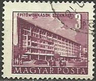 Hungary 1951 Rebuilding Plan-Stamps-Hungary-StampPhenom