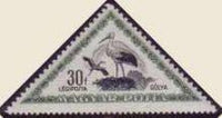 Hungary 1952 Airmails - Birds-Stamps-Hungary-StampPhenom