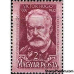 Hungary 1952 Airmails - Leonardo da Vinci and Victor Hugo-Stamps-Hungary-StampPhenom