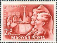 Hungary 1952 Airmails - Stamp Day-Stamps-Hungary-StampPhenom