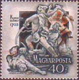 Hungary 1953 Rakoczi Rebellion - 250th Anniversary-Stamps-Hungary-StampPhenom