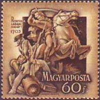 Hungary 1953 Rakoczi Rebellion - 250th Anniversary-Stamps-Hungary-StampPhenom