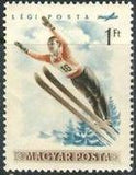 Hungary 1955 Airmails - Winter Sports-Stamps-Hungary-StampPhenom