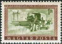 Hungary 1955 Liberation - 10th Anniversary-Stamps-Hungary-StampPhenom