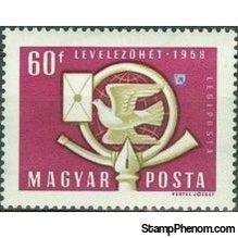 Hungary 1958 Airmails - International Correspondence Week and National Stamp Exhibition