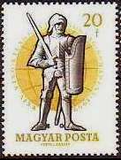 Hungary 1959 24th World Fencing Championship - Budapest-Stamps-Hungary-StampPhenom