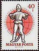 Hungary 1959 24th World Fencing Championship - Budapest-Stamps-Hungary-StampPhenom