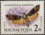 Hungary 1959 Butterflies and Moths-Stamps-Hungary-StampPhenom