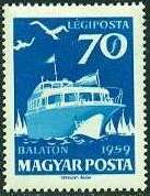 Hungary 1959 Lake Balaton Summer Courses-Stamps-Hungary-StampPhenom