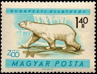 Hungary 1961 Budapest Zoo Animals, 10 stamps-Stamps-Hungary-Mint-StampPhenom