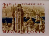 Hungary 1961 Stamp Day and International Stamp Exhibition, 2 stamps-Stamps-Hungary-Mint-StampPhenom