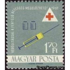 Hungary 1961 Syringe-Stamps-Hungary-StampPhenom