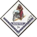 Hungary 1962 Motor Cycle and Car Sports-Stamps-Hungary-StampPhenom