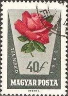 Hungary 1962 Rose Culture-Stamps-Hungary-StampPhenom