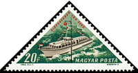 Hungary 1963 Siofok Resort - Lake Balaton - Centenary, 2 stamps-Stamps-Hungary-StampPhenom