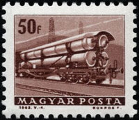 Hungary 1963 Transport and Communications, 14 stamps-Stamps-Hungary-StampPhenom