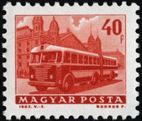 Hungary 1963 Transport and Communications, 14 stamps-Stamps-Hungary-StampPhenom