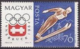 Hungary 1963 Winter Olympic Games - Innsbruck-Stamps-Hungary-StampPhenom