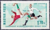 Hungary 1966 World Cup Football-Stamps-Hungary-StampPhenom