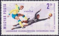 Hungary 1966 World Cup Football-Stamps-Hungary-StampPhenom