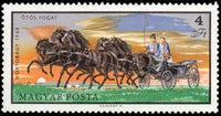 Hungary 1968 Horse Breeding on the Hortobagy Puszta, 9 stamps-Stamps-Hungary-StampPhenom