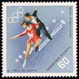 Hungary 1968 Winter Olympic Games - Grenoble-Stamps-Hungary-StampPhenom