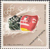 Hungary 1968 Winter Olympic Games - Grenoble-Stamps-Hungary-StampPhenom