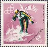 Hungary 1968 Winter Olympic Games - Grenoble-Stamps-Hungary-StampPhenom