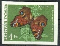 Hungary 1969 Butterflies and Moths-Stamps-Hungary-StampPhenom