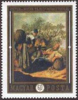 Hungary 1969 Dutch Paintings-Stamps-Hungary-StampPhenom