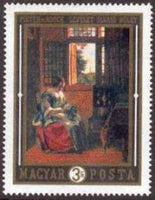 Hungary 1969 Dutch Paintings-Stamps-Hungary-StampPhenom