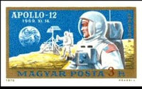 Hungary 1970 Apollo 12 astronauts on the moon-Stamps-Hungary-Mint-StampPhenom