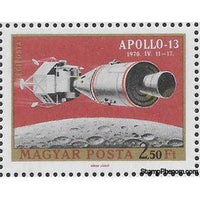 Hungary 1970 Apollo 13 Command Module and LEM-Stamps-Hungary-Mint-StampPhenom