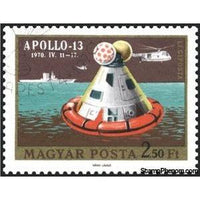 Hungary 1970 Apollo 13 - Splashdown-Stamps-Hungary-Mint-StampPhenom