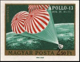 Hungary 1970 Apollo 13 parachutes to earth-Stamps-Hungary-Mint-StampPhenom