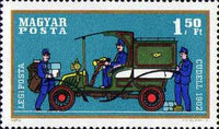 Hungary 1970 Old Motor Cars-Stamps-Hungary-Mint-StampPhenom