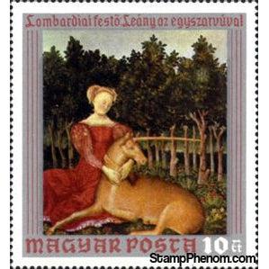 Hungary 1970 "The Maid and the Unicorn" by unknown Lombard Painter-Stamps-Hungary-Mint-StampPhenom