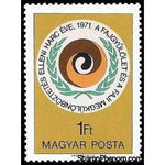 Hungary 1971 International Year Against Racial Discrimination-Stamps-Hungary-Mint-StampPhenom