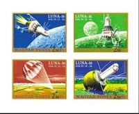 Hungary 1971 Luna 16-Stamps-Hungary-Mint-StampPhenom